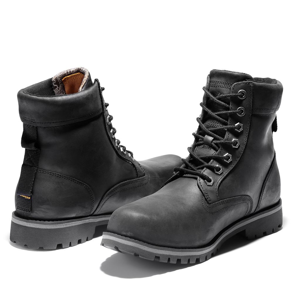 Timberland 6-Inch Μποτακια Ανδρικα Μαυρα - Rugged Waterproof Ii - Greece 8213567-CG